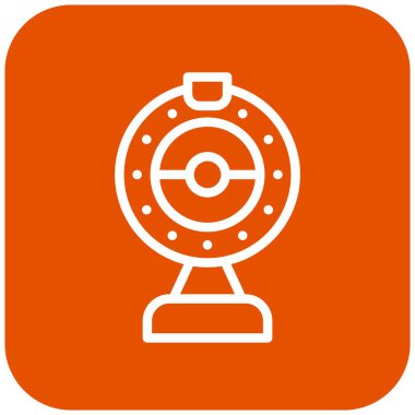 Web Kamerası Vektör Simgesi Tasarım İllüstrasyonu