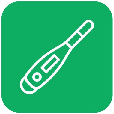 Termometre Vektör Simgesi Tasarım İllüstrasyonu