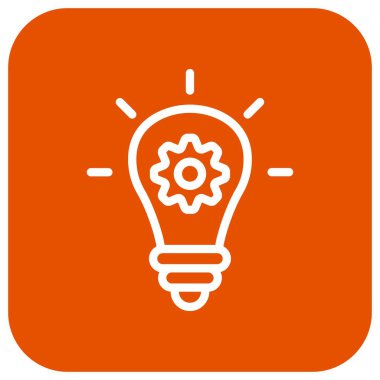 İcat Vektörü Simgesi Tasarım İllüstrasyonu