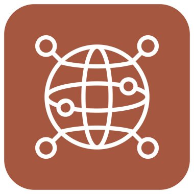 Sayısallaştırma Vektörü Simgesi Tasarım İllüstrasyonu