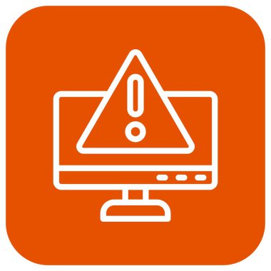 Dikkat Vektör Simgesi Tasarım İllüstrasyonu