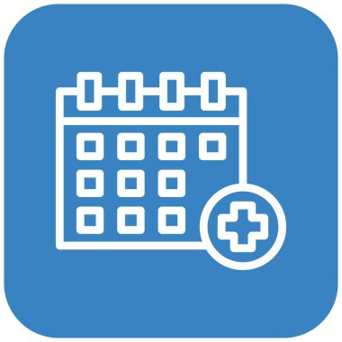 Takvim Vektörü Simgesi Tasarım İllüstrasyonu