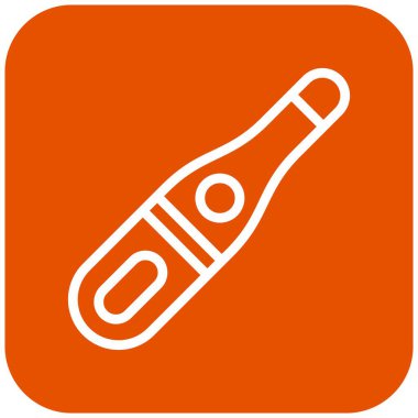 Termometre Vektör Simgesi Tasarım İllüstrasyonu