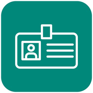 Tanımlama Vektörü Simgesi Tasarım İllüstrasyonu