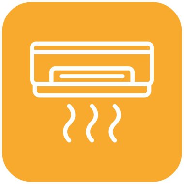 Klima Vektör Simgesi Tasarım İllüstrasyonu