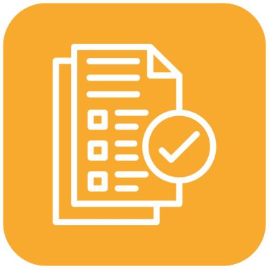 Onaylanmış Vektör Simgesi Tasarım İllüstrasyonu