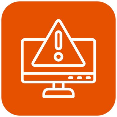 Tehlike Vektörü Simgesi Tasarım İllüstrasyonu