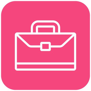 Evrak Çantası Vektör Simgesi Tasarımı İllüstrasyonu