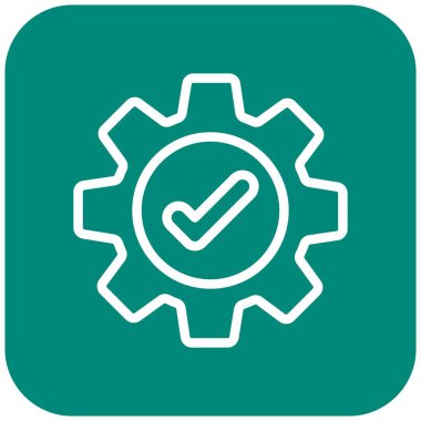 Bakım Vektörü Simgesi Tasarım İllüstrasyonu