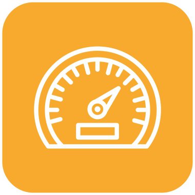 Hız göstergesi Vektör Simgesi Tasarım İllüstrasyonu