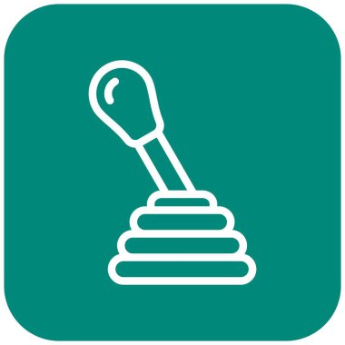 Vites Çubuğu Vektör Simgesi Tasarım İllüstrasyonu