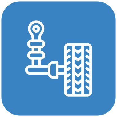 Otomatik Askıya Alma Vektörü Simgesi Tasarım İllüstrasyonu