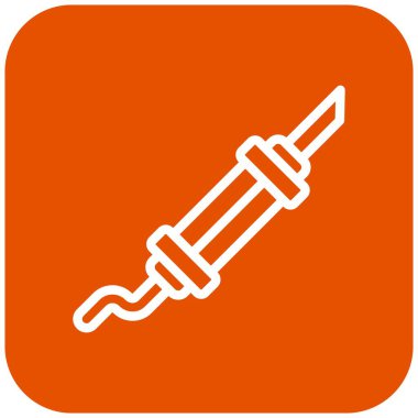 Egzoz borusu Vektör Simgesi Tasarım İllüstrasyonu