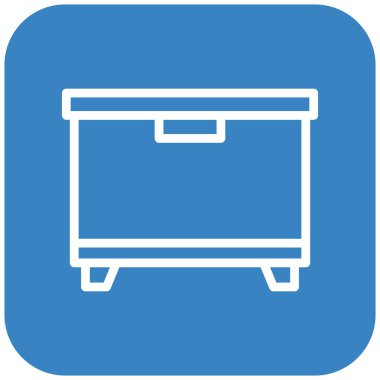 Dondurucu Vektör Simgesi Tasarım İllüstrasyonu