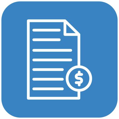 Finansal Vektör Simgesi Tasarım İllüstrasyonu