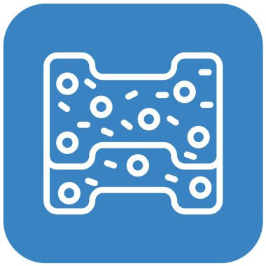 Sünger Vektör Simgesi Tasarım İllüstrasyonu
