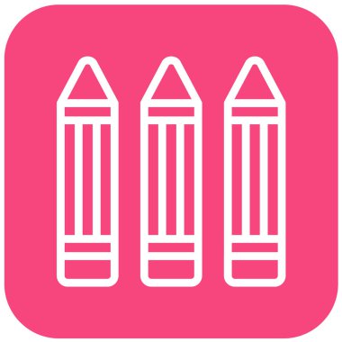 Pastel Vektör Simgesi Tasarım Çizimi