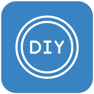 Diy Vektör Simgesi Tasarım Çizimi