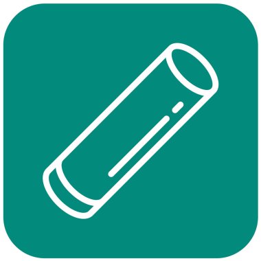 Tebeşir Vektörü Simgesi Tasarım İllüstrasyonu