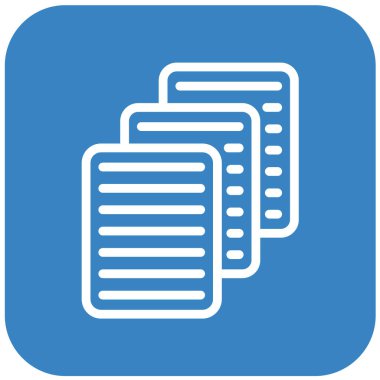 Kağıt Vektörü Simgesi Tasarım İllüstrasyonu