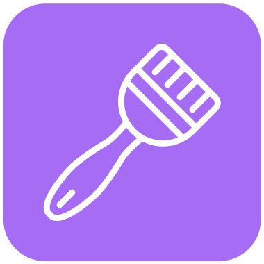 Boya fırçası Vektör Simgesi Tasarım Çizimi