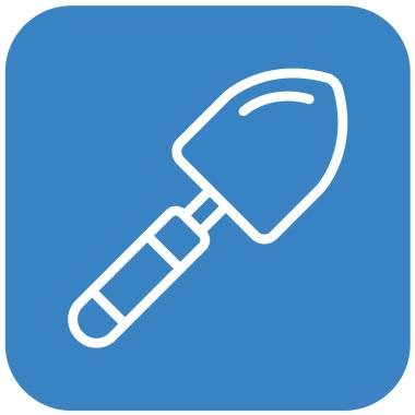 Trowel Vektör Simgesi Tasarım İllüstrasyonu