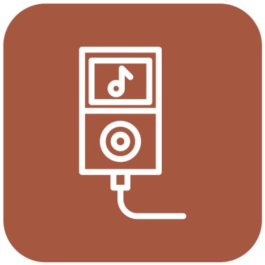 Quaver Vektör Simgesi Tasarım Çizimi