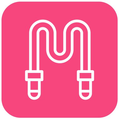 İp Vektörü Simgesi Tasarımı Çizimi