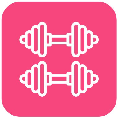 Halter Vektörü Simgesi Tasarım İllüstrasyonu