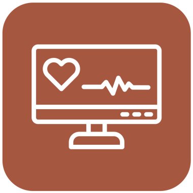 Masaüstü Vektör Simgesi Tasarım İllüstrasyonu