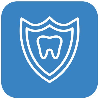 Koruma Vektörü Simgesi Tasarım İllüstrasyonu