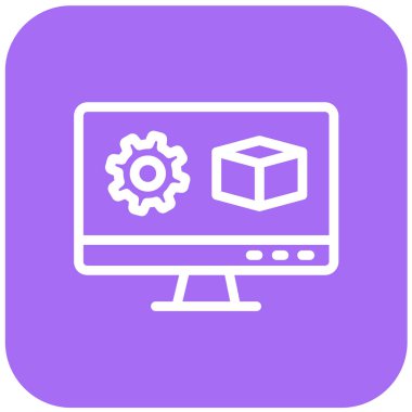 Ürün Vektörü Simgesi Tasarım İllüstrasyonu