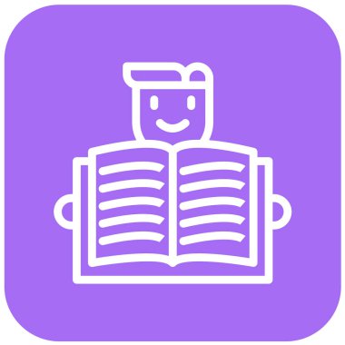 Çalışma Vektörü Simgesi Tasarım İllüstrasyonu