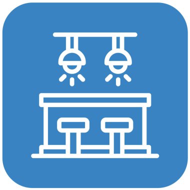 Çubuk Sayaç Vektör Simgesi Tasarım İllüstrasyonu