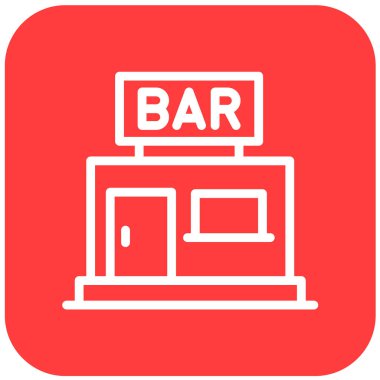 Çubuk Vektör Simgesi Tasarım İllüstrasyonu