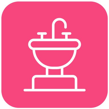 Batık Vektörü Simgesi Tasarım Çizimi