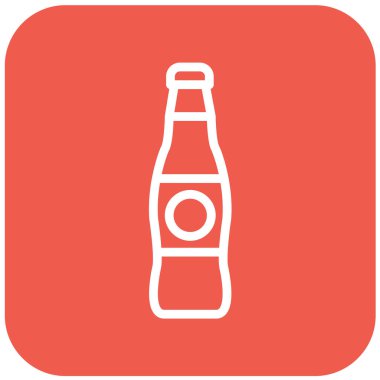 Soda Vektörü Simgesi Tasarım İllüstrasyonu