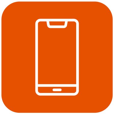 Akıllı Telefon Vektör Simgesi Tasarım İllüstrasyonu