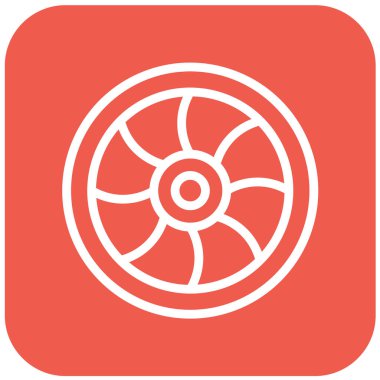 Lens Vektör Simgesi Tasarımı Çizimi