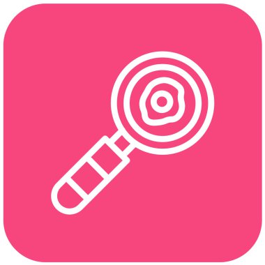 Kızartıcı Vektör Simgesi Tasarım İllüstrasyonu