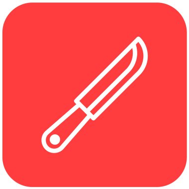 Bıçak Vektörü Simgesi Tasarım İllüstrasyonu