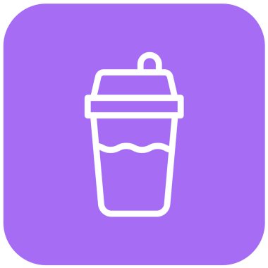 Protein Vektörü Simgesi Tasarım İllüstrasyonu