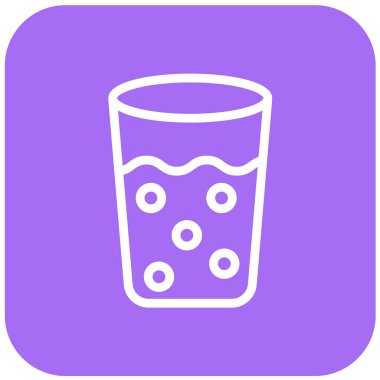 Cam Vektör Simgesi Tasarım İllüstrasyonu