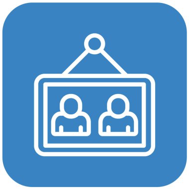 Peyzaj Vektörü Simgesi Tasarım İllüstrasyonu