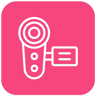 El kamerası Vektörü Simge Tasarımı Çizimi