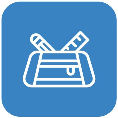 Kalem Davası Vektör Simgesi Tasarım İllüstrasyonu