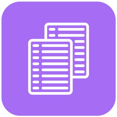 Kağıt Vektörü Simgesi Tasarım İllüstrasyonu