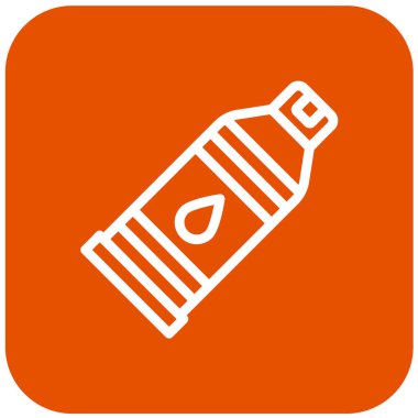 Boya Tüpü Vektör Simgesi Tasarım Resimlemesi