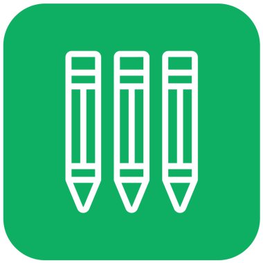 Kalem Vektörü Simgesi Tasarım Çizimi