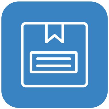 Kutu Vektörü Simgesi Tasarım İllüstrasyonu